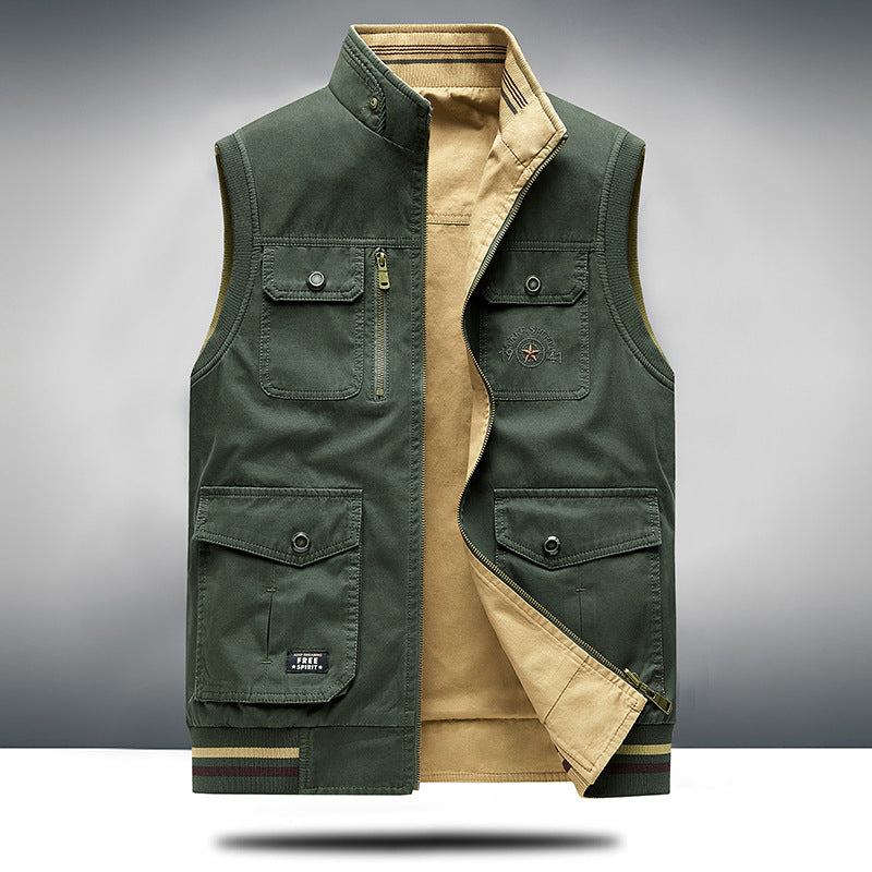 ROVESSA ROMA | GILET DA UOMO IN COTONE PREMIUM DI LUSSO