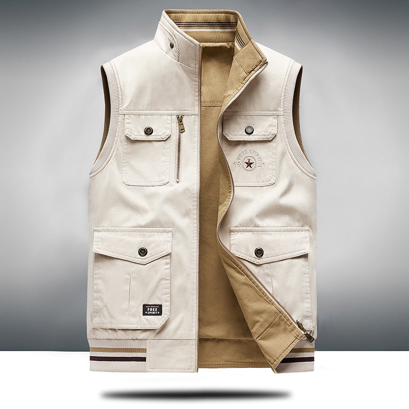 ROVESSA ROMA | GILET DA UOMO IN COTONE PREMIUM DI LUSSO