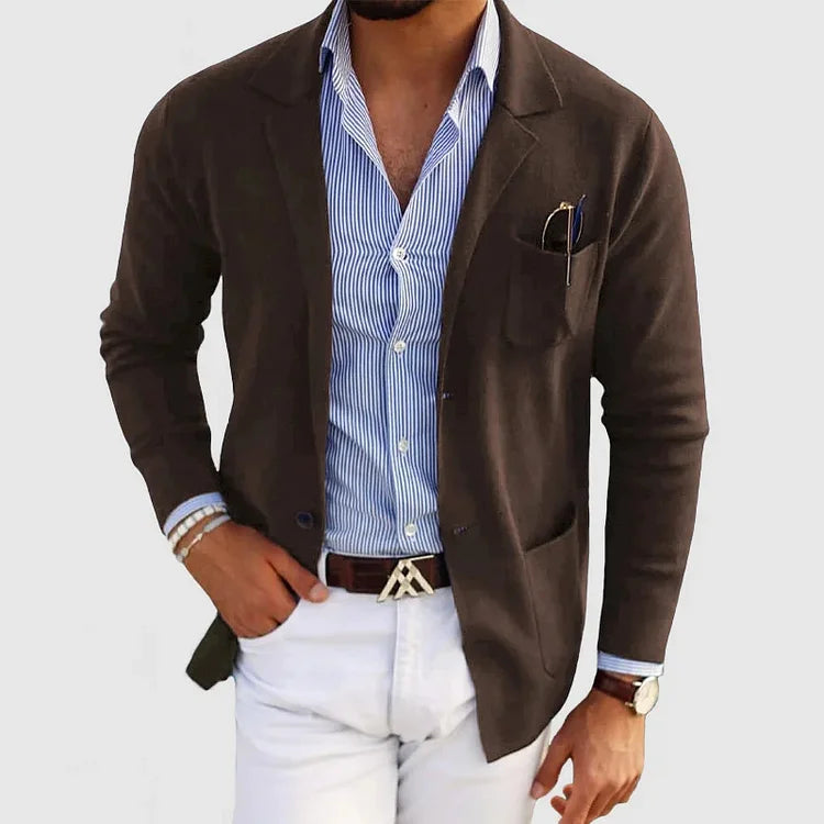 ROVESSA ROMA | LUSSUOSO BLAZER DA UOMO IN MORBIDO MATERIALE
