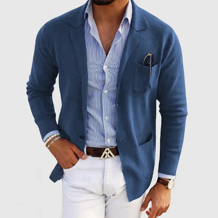 ROVESSA ROMA | LUSSUOSO BLAZER DA UOMO IN MORBIDO MATERIALE