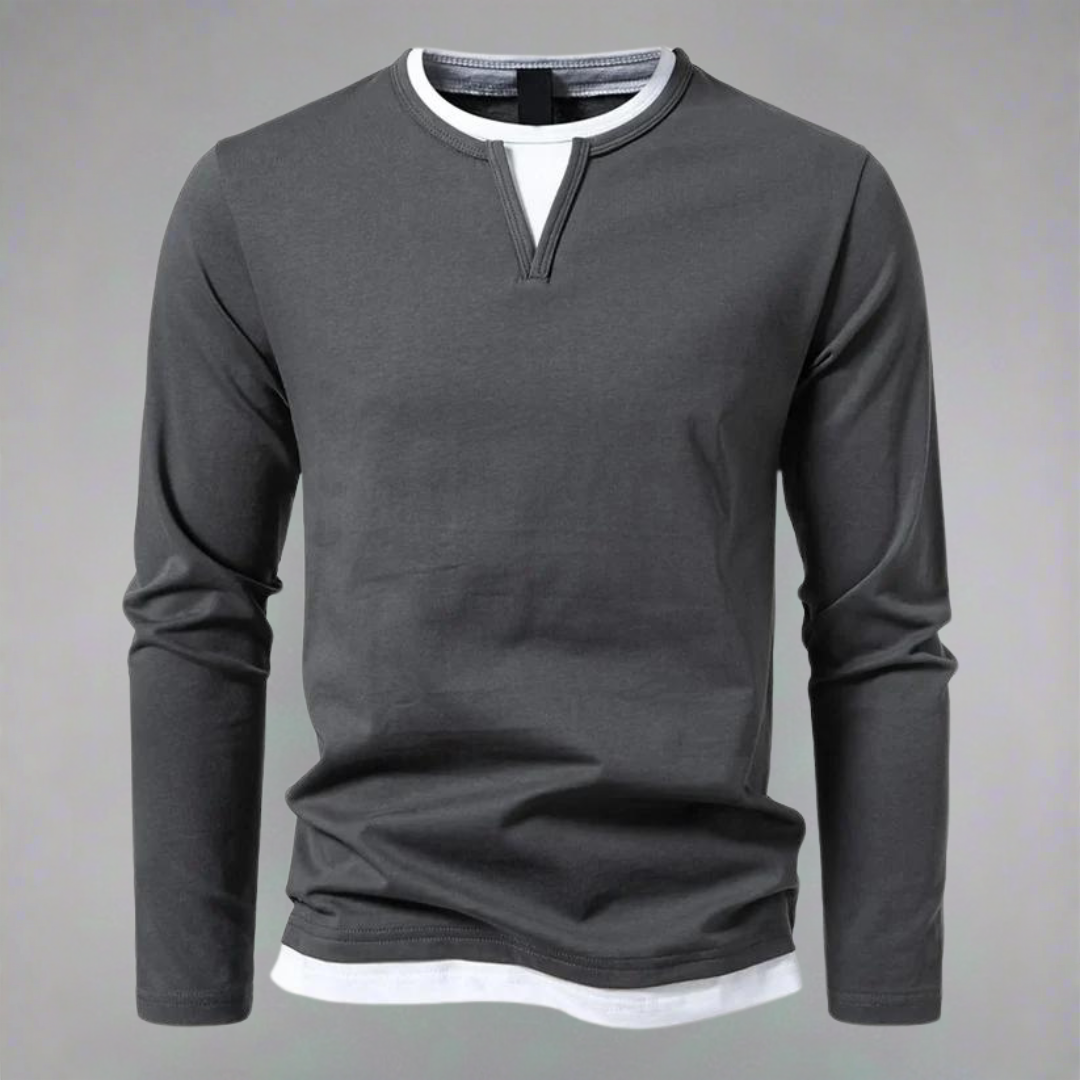 ROVESSA ROMA | MAGLIA SCOLLO A V PREMIUM