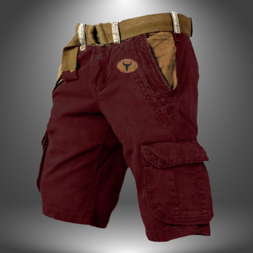 SEAN | SHORT CARGO ARTIGIANALE CON TASCHE