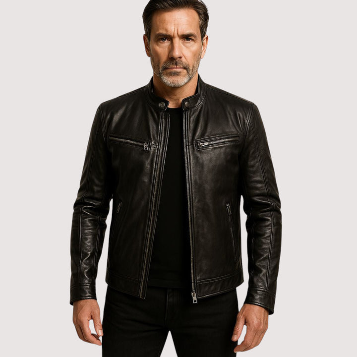 ROVESSA ROMA | GIACCA IN PELLE ELEGANTE DA UOMO