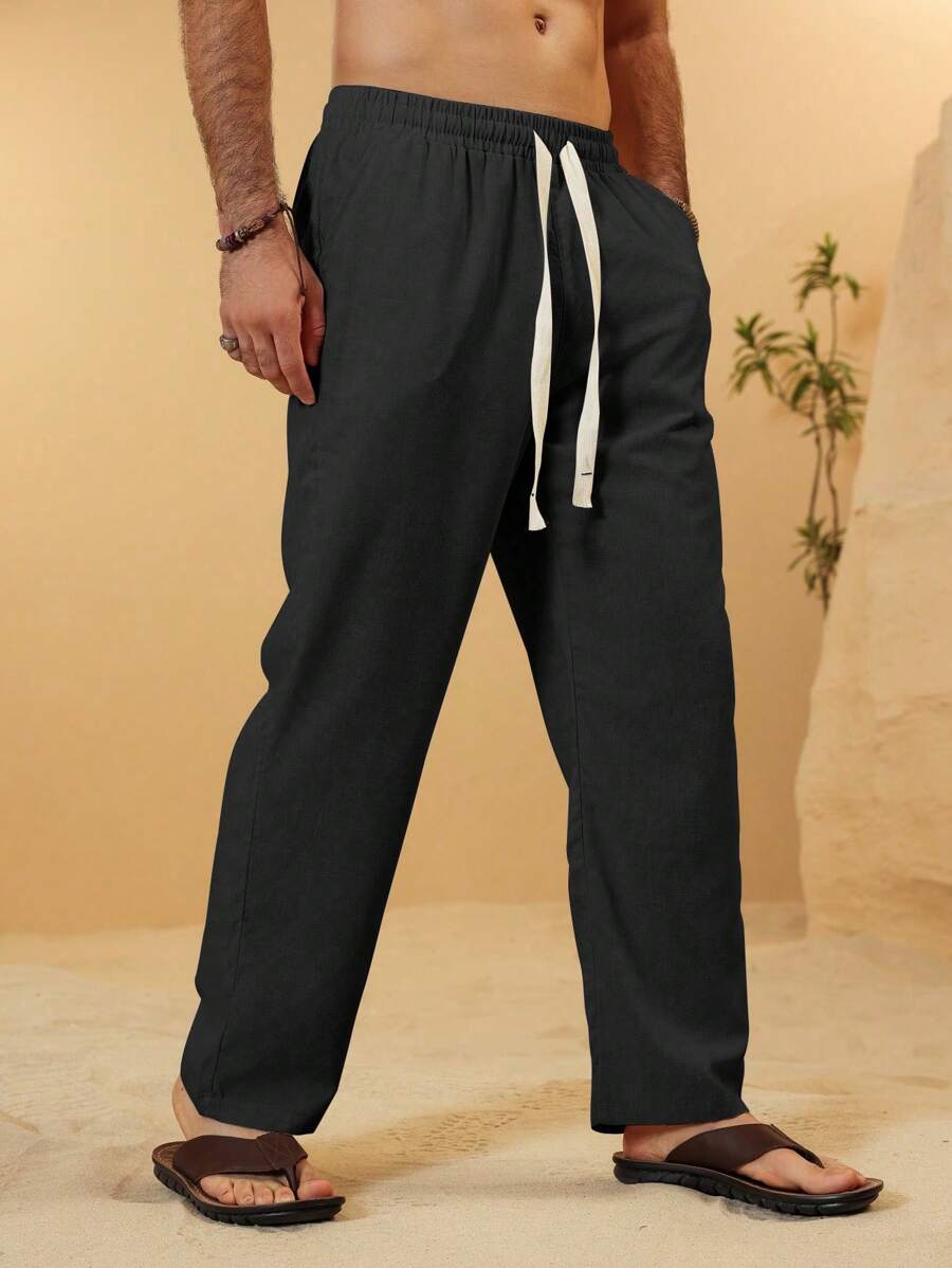 SIMONE | PANTALONI CROPPED IN LINO