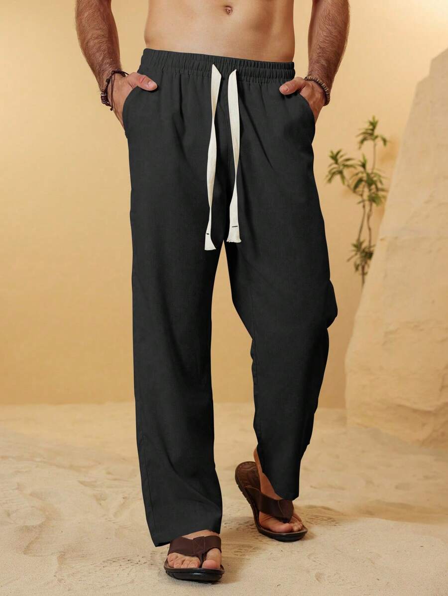 SIMONE | PANTALONI CROPPED IN LINO