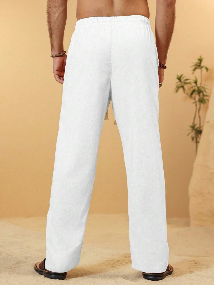 SIMONE | PANTALONI CROPPED IN LINO