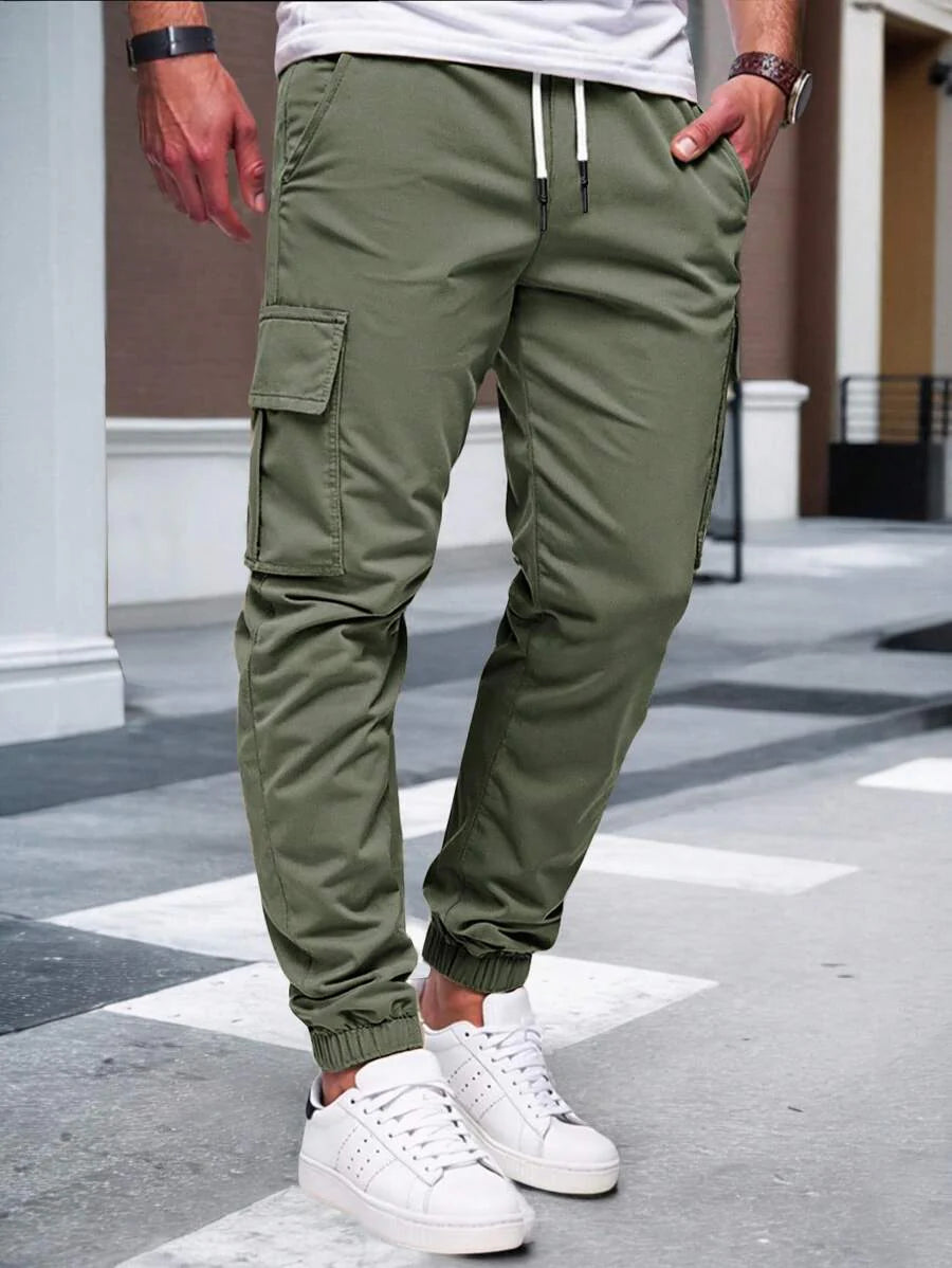 RICCARDO | JOGGER CARGO LEGGERI CON TASCHE