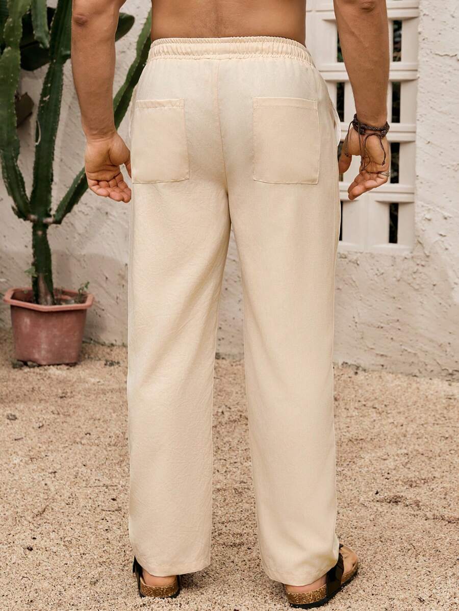 SIMONE | PANTALONI CROPPED IN LINO