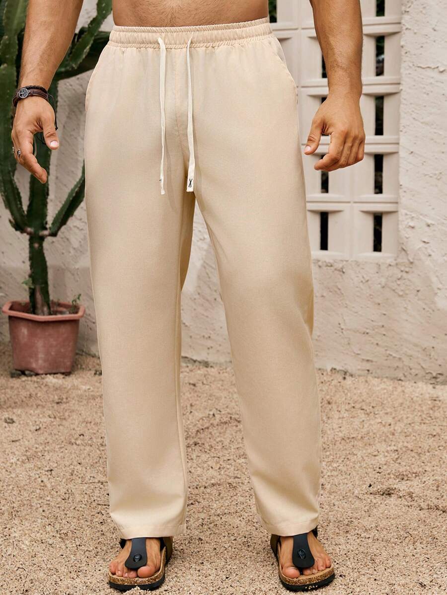 SIMONE | PANTALONI CROPPED IN LINO