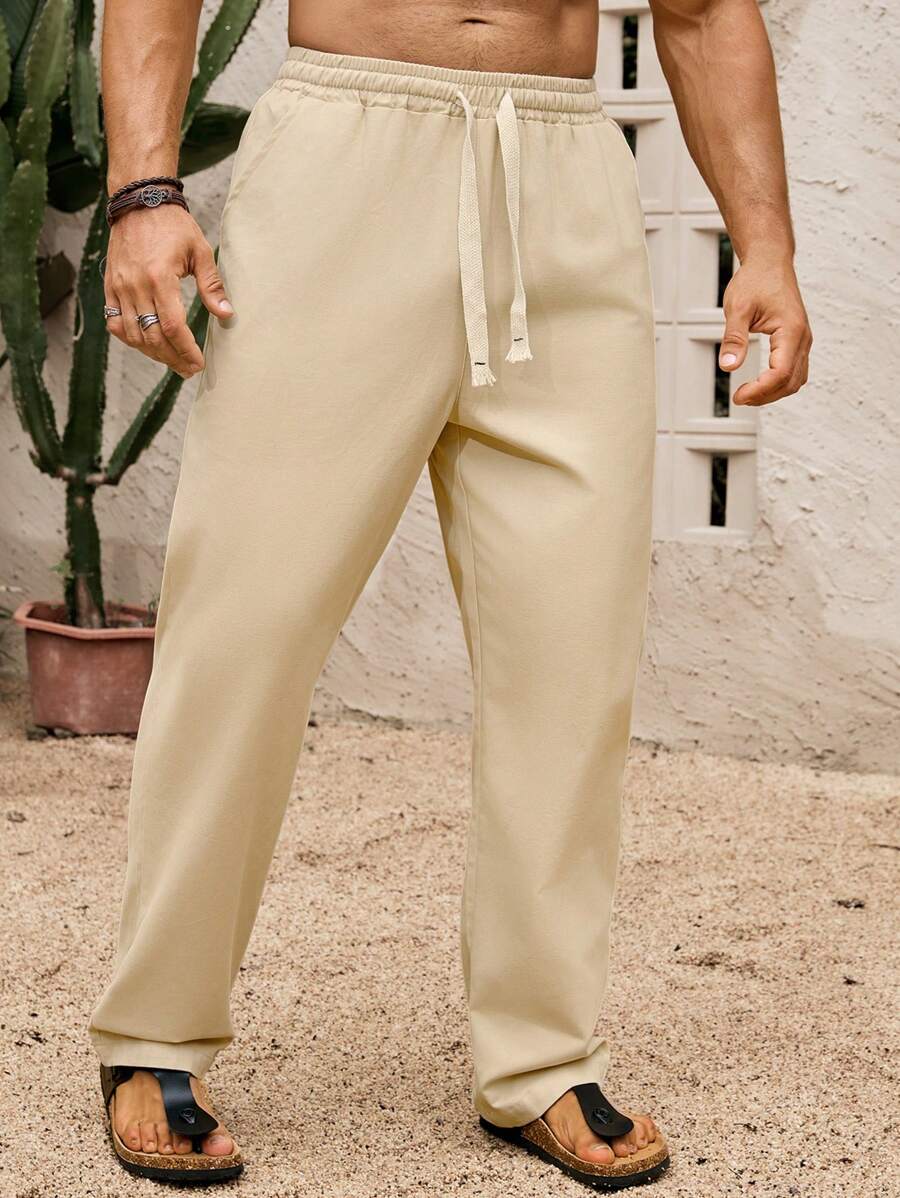 SIMONE | PANTALONI CROPPED IN LINO