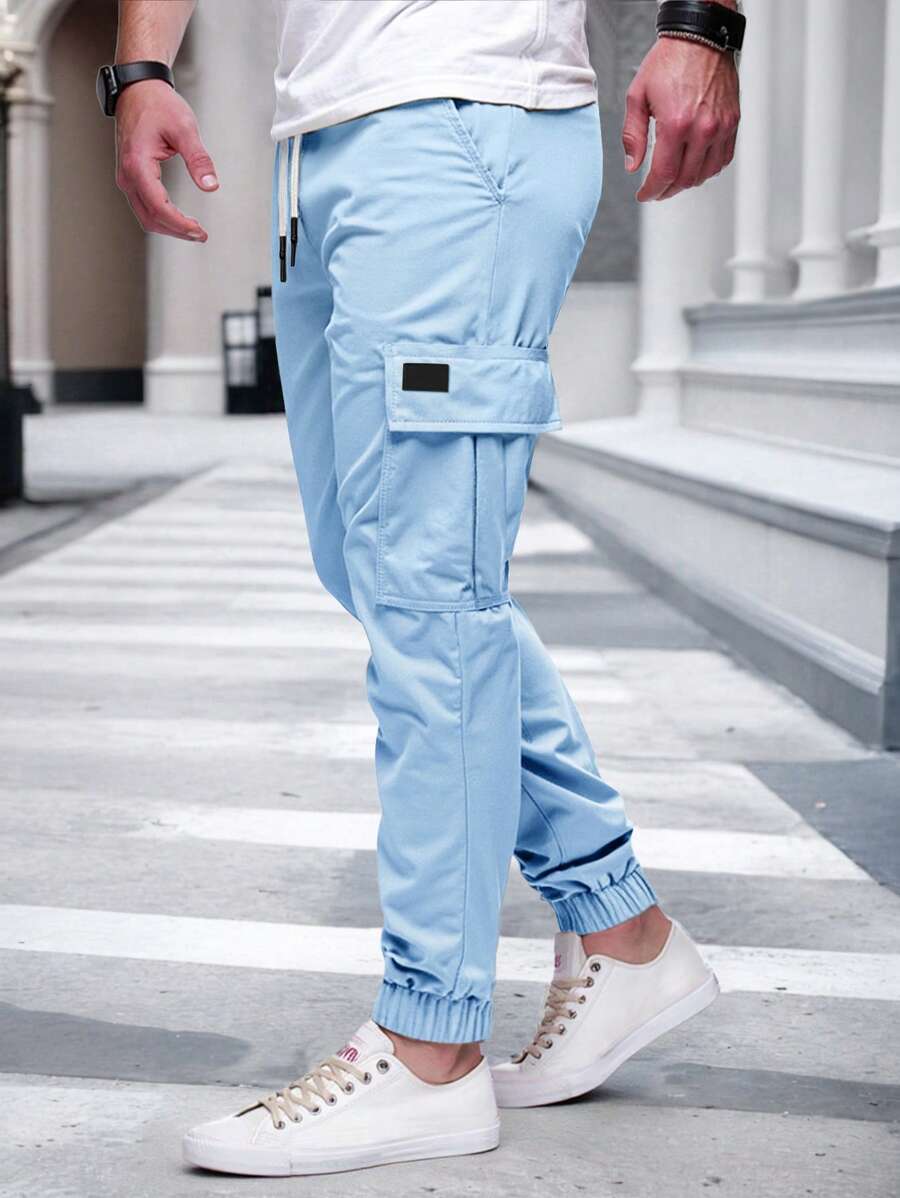 RICCARDO | JOGGER CARGO LEGGERI CON TASCHE