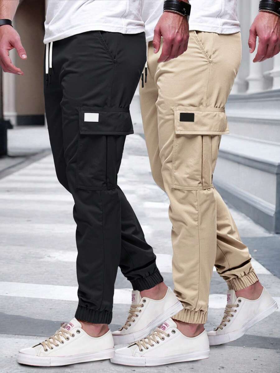 RICCARDO | JOGGER CARGO LEGGERI CON TASCHE