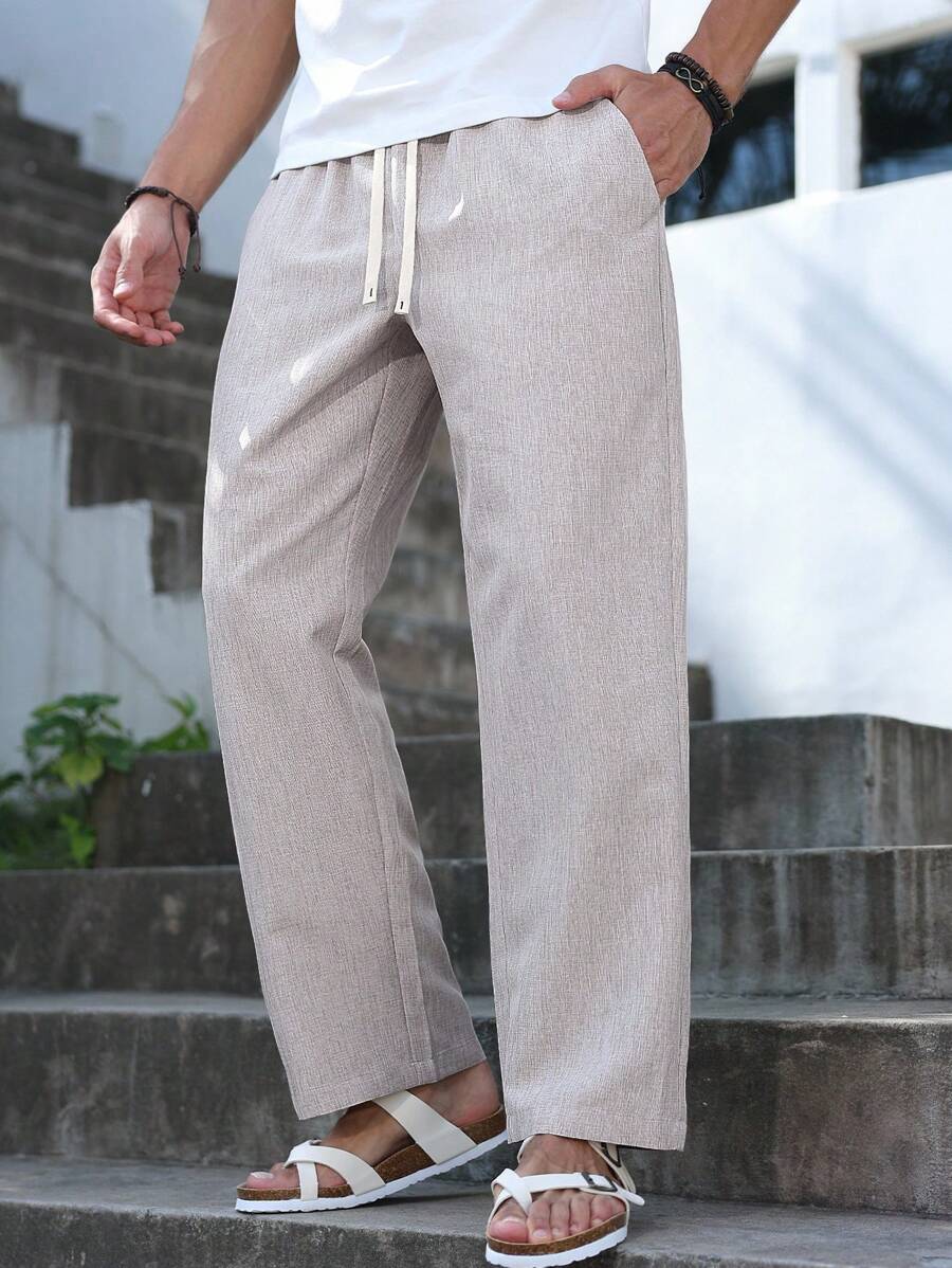 SIMONE | PANTALONI CROPPED IN LINO