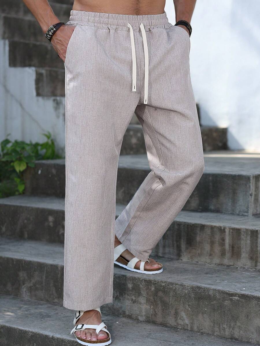 SIMONE | PANTALONI CROPPED IN LINO