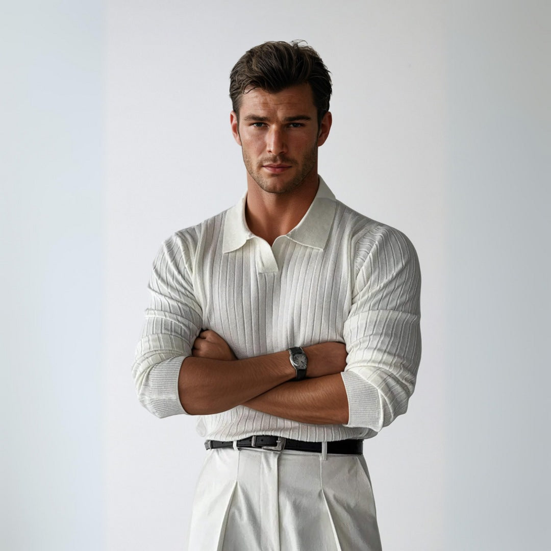 GIOVANNI | MAGLIONE CLASSICO CON COLLETTO