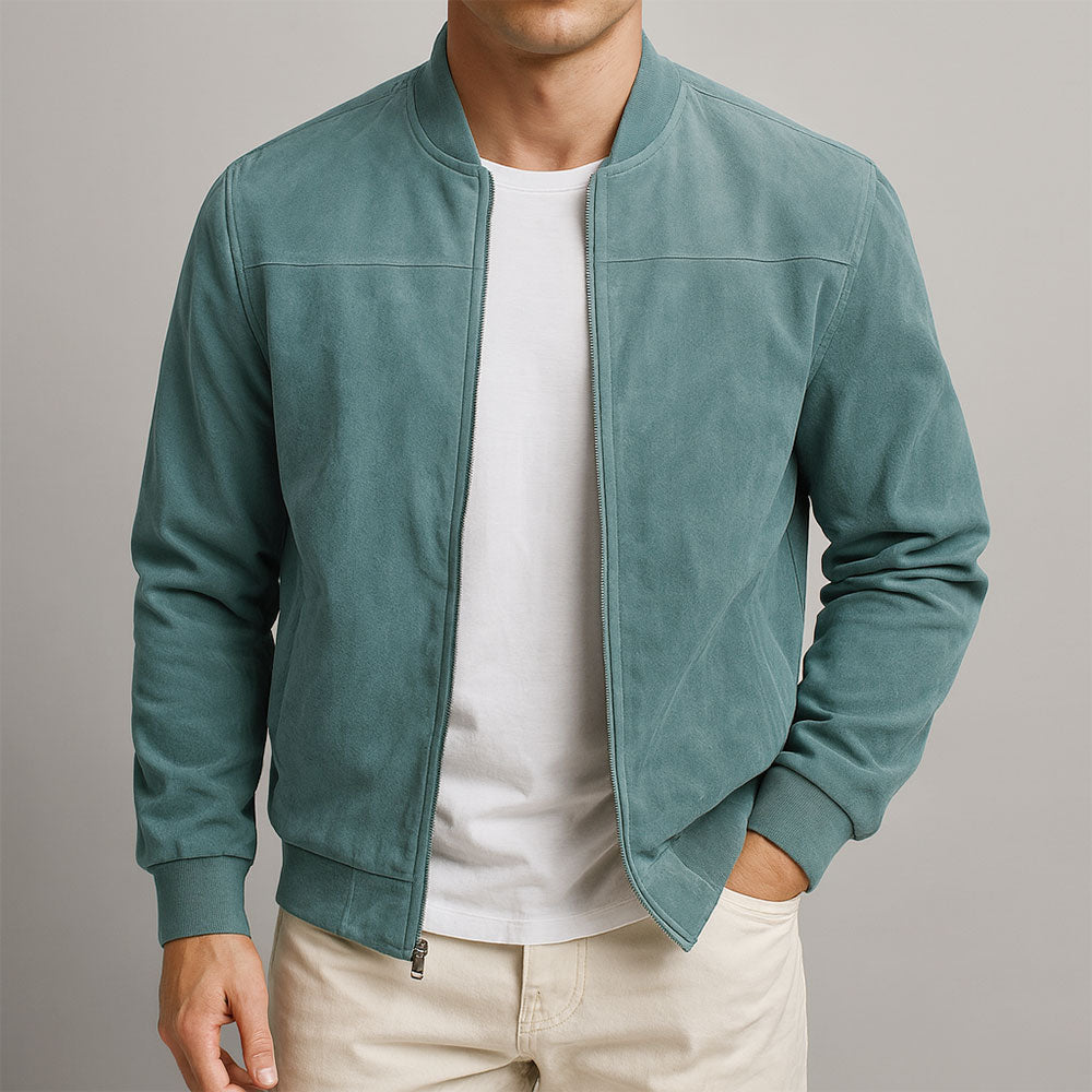 Lucas | Giacca Classica in Suede Urbano