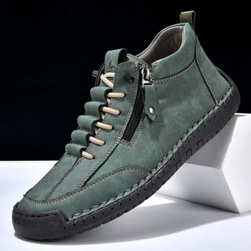 ROVESSA ROMA | SCARPE IN NABUK CON ZIP PER UOMO