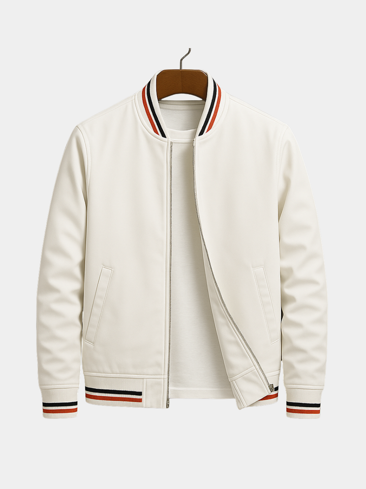ROVESSA ROMA | GIUBBOTTO BOMBER ESTIVO CON STRISC