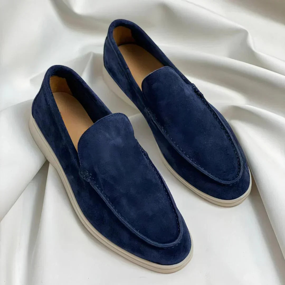 MOCCASINI IN PELLE SCAMOSCIATA PREMIUM