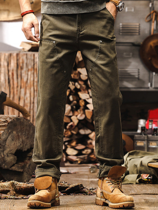 ROVESSA ROMA | PANTALONI IN COTONE UTILITY DA UOMO