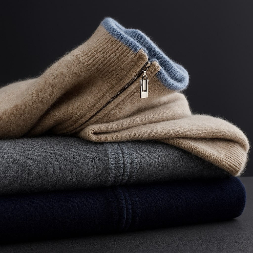 ROVESSA ROMA | GIACCA IN MAGLIA CON ZIP