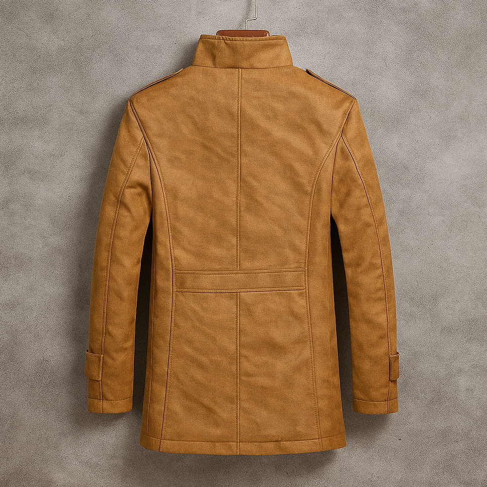 ROVESSA ROMA | CAPPOTTO DA UOMO IN CAMOSCIO