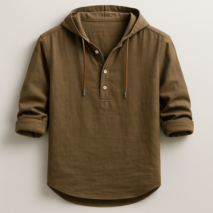 ROVESSA ROMA™ | CAMICIA DE LUXE CON CAPPUCCIO