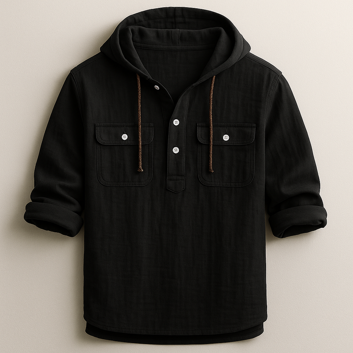 ROVESSA ROMA | MAGLIA CON CAPPUCCIO IN COTONE