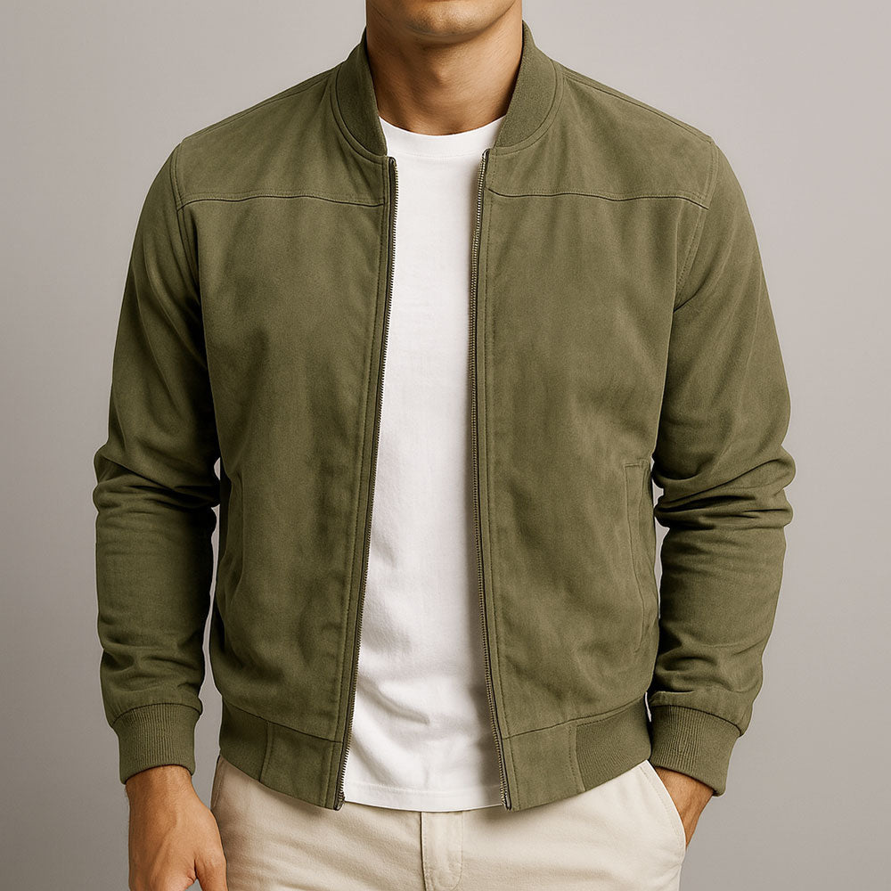 Lucas | Giacca Classica in Suede Urbano