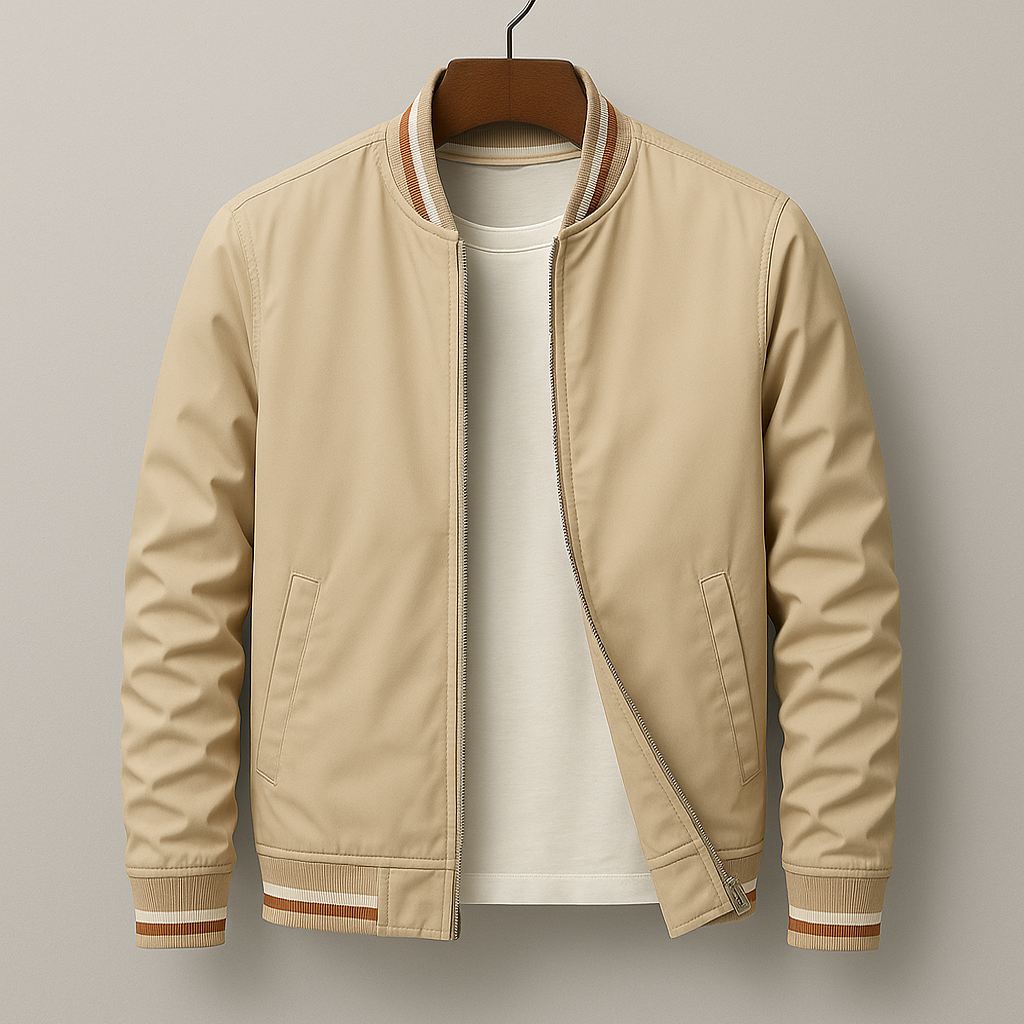 ROVESSA ROMA | GIUBBOTTO BOMBER ESTIVO CON STRISC