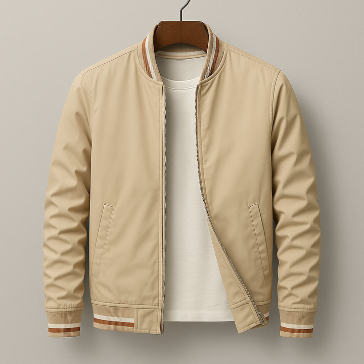 ROVESSA ROMA | GIUBBOTTO BOMBER ESTIVO CON STRISC