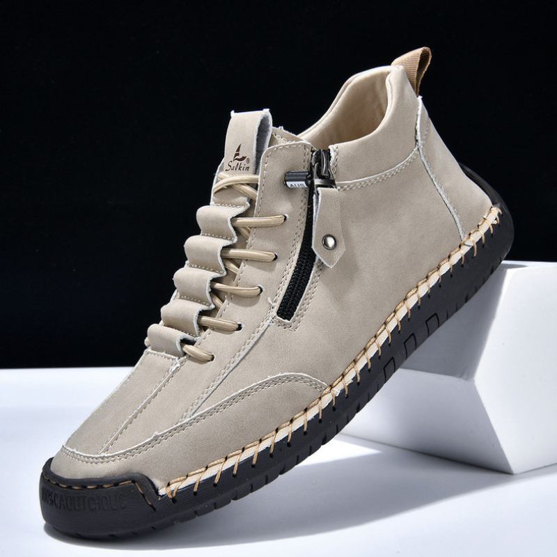 ROVESSA ROMA | SCARPE IN NABUK CON ZIP PER UOMO