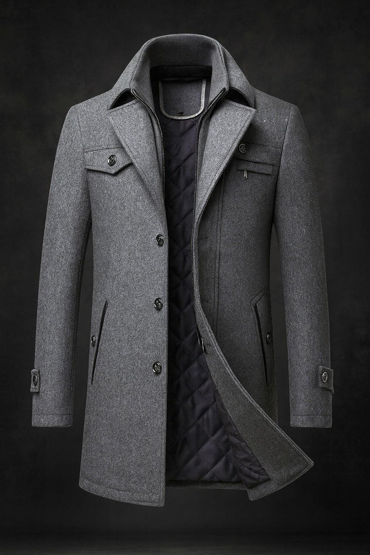 ROVESSA ROMA | CAPPOTTO DI LANA FATTO A MANO
