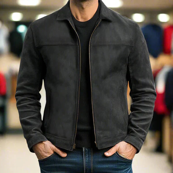 ROVESSA ROMA™ | GIACCA IN PELLE CON CERNIERA