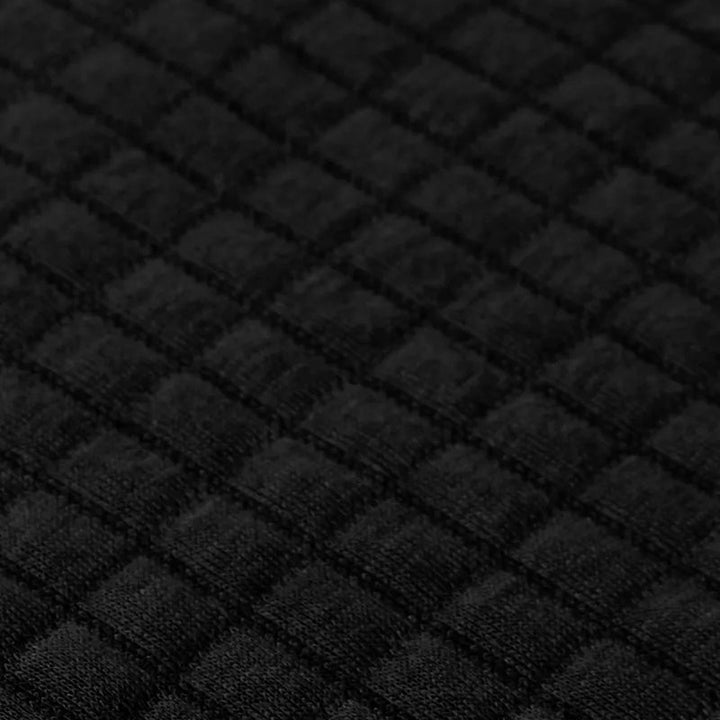 Felpa da uomo trapuntata waffle outdoor a maniche lunghe in un colore solido