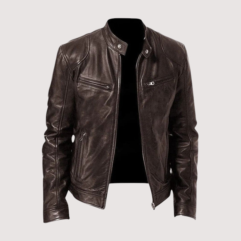 ROVESSA ROMA | GIACCA IN PELLE ELEGANTE DA UOMO