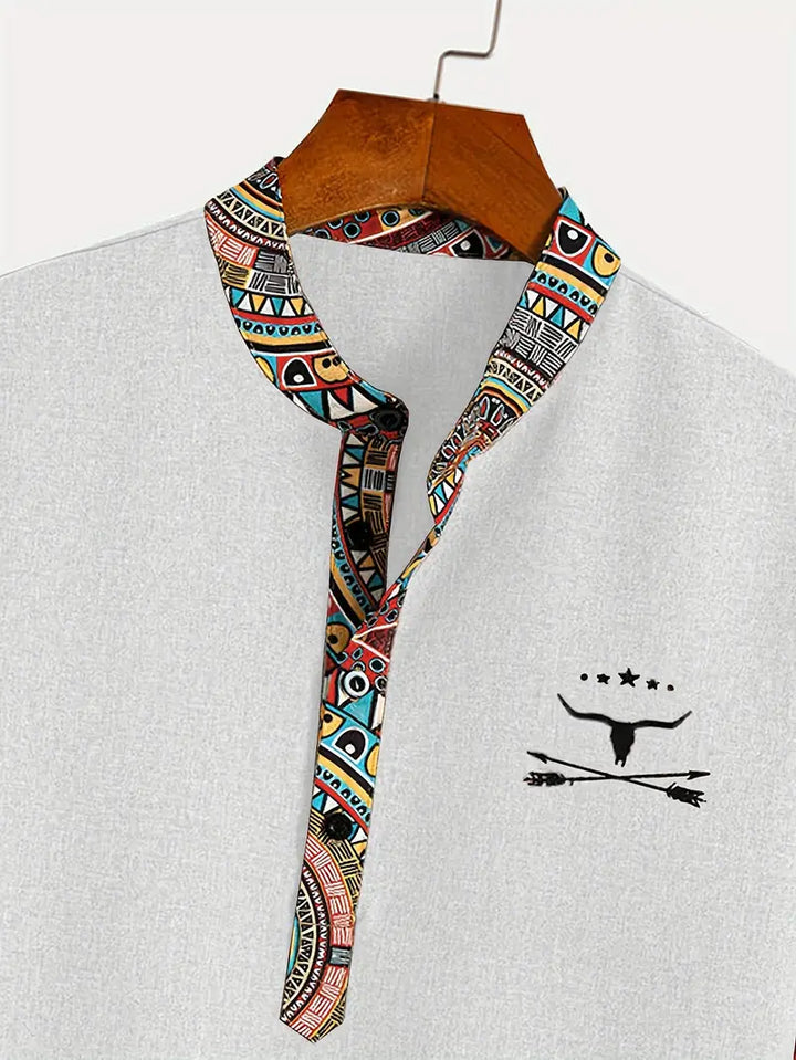 SALVATORE | CAMICIA ELEGANTE A MANICHE CORTE