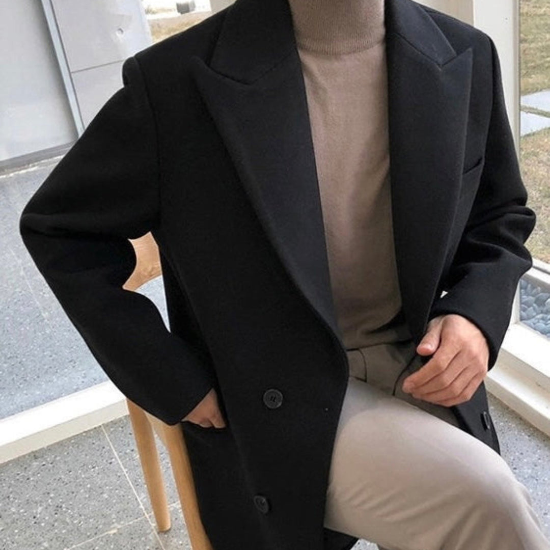 ROVESSA ROMA | CAPPOTTO DOPPIOPETTO ELEGANTE DA UOMO
