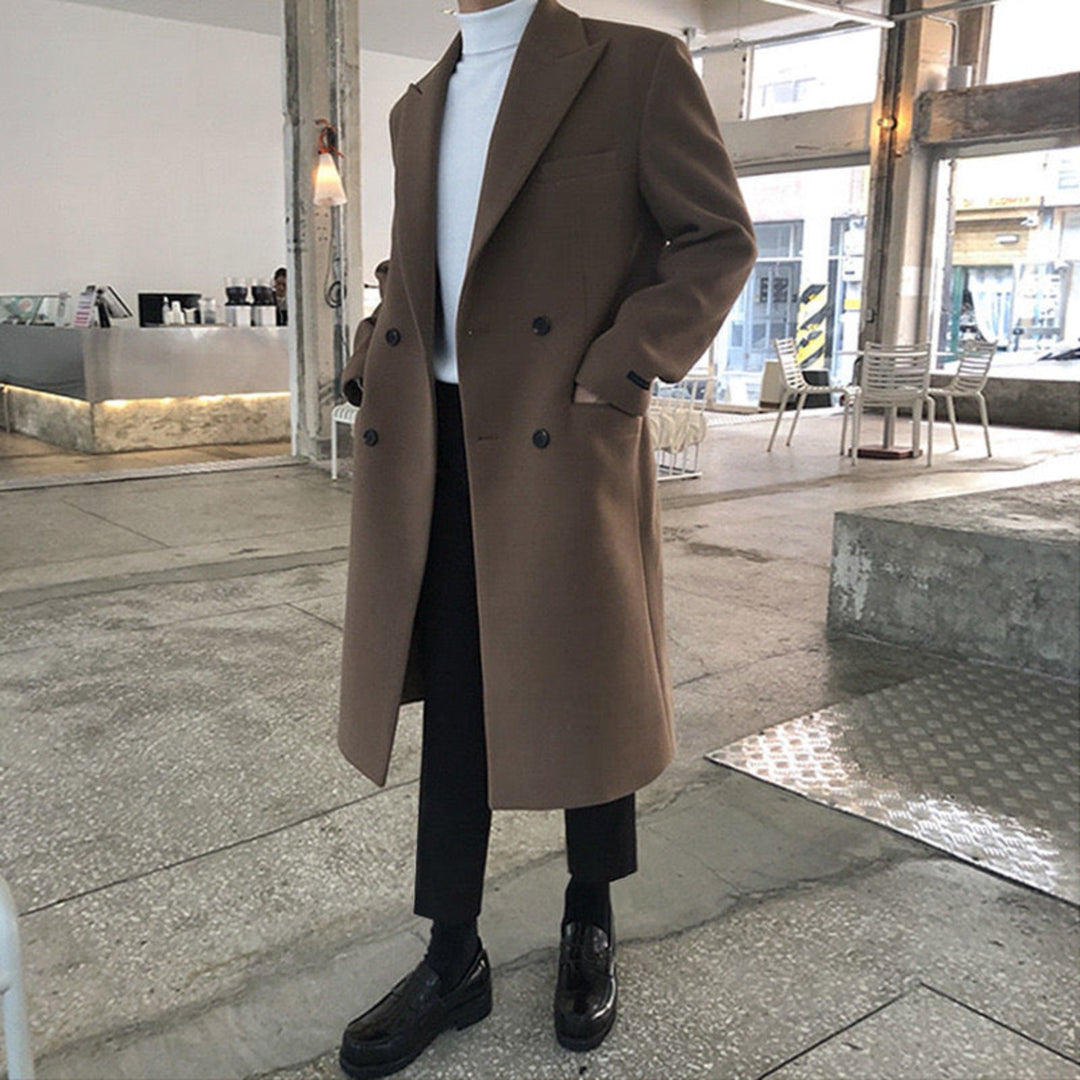 ROVESSA ROMA | CAPPOTTO DOPPIOPETTO ELEGANTE DA UOMO