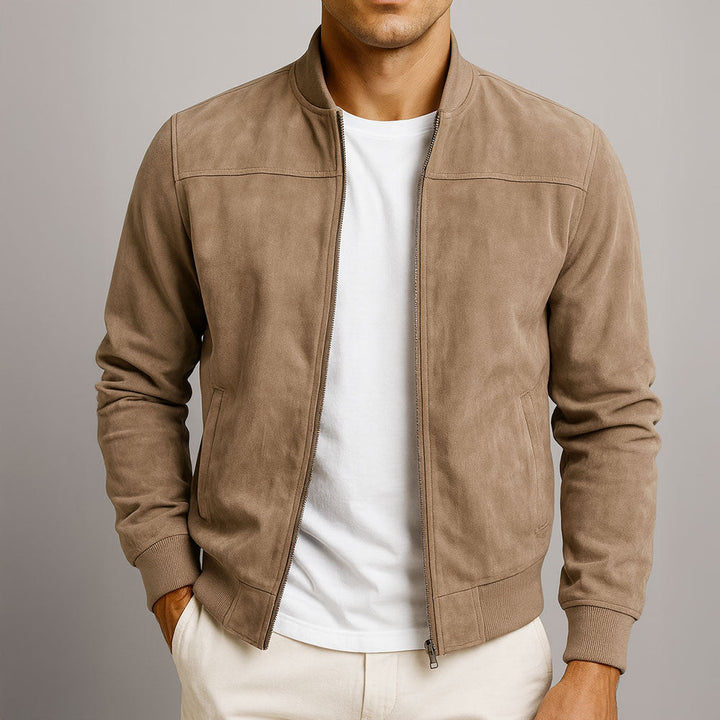 Lucas | Giacca Classica in Suede Urbano