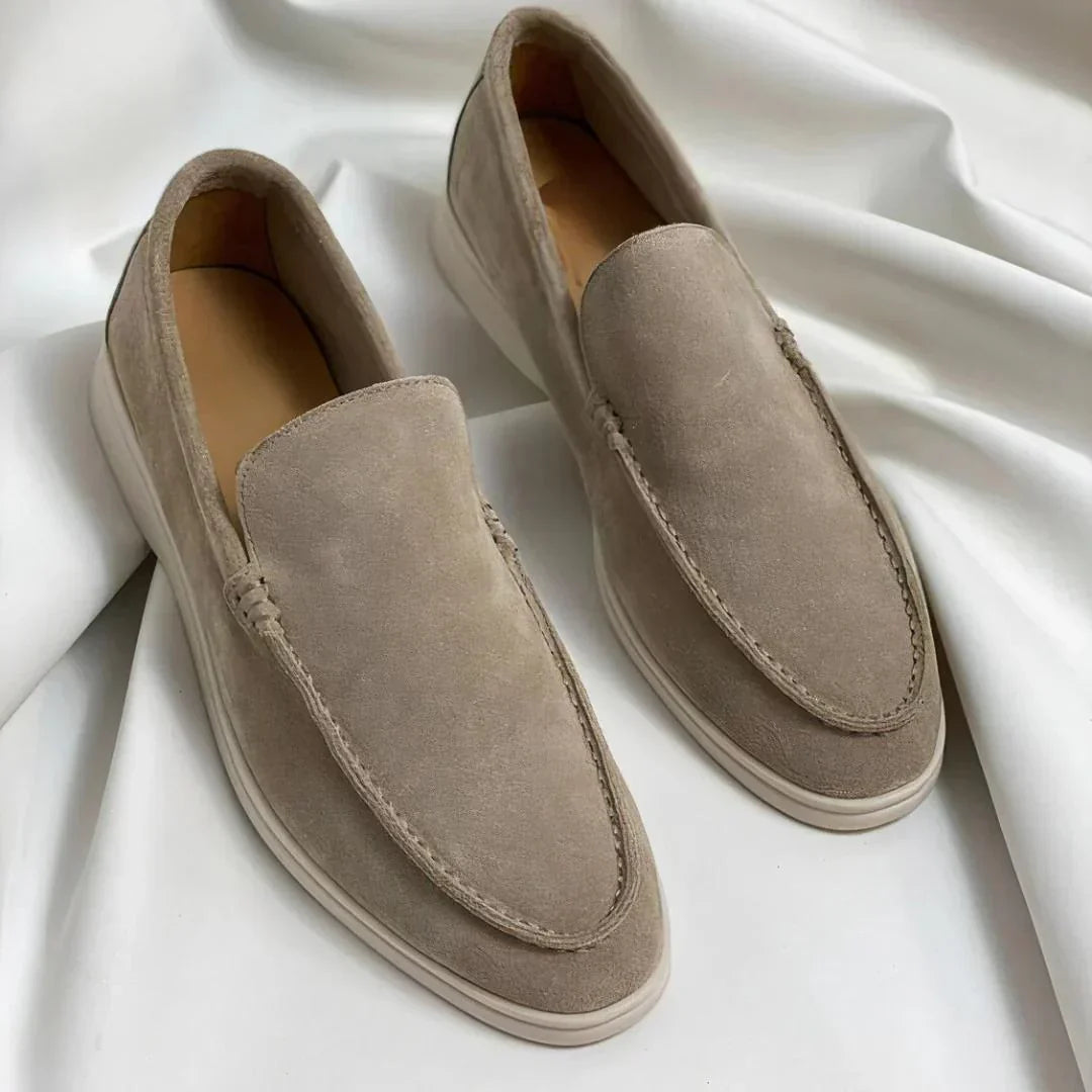 MOCCASINI IN PELLE SCAMOSCIATA PREMIUM