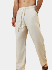 SIMONE | PANTALONI CROPPED IN LINO