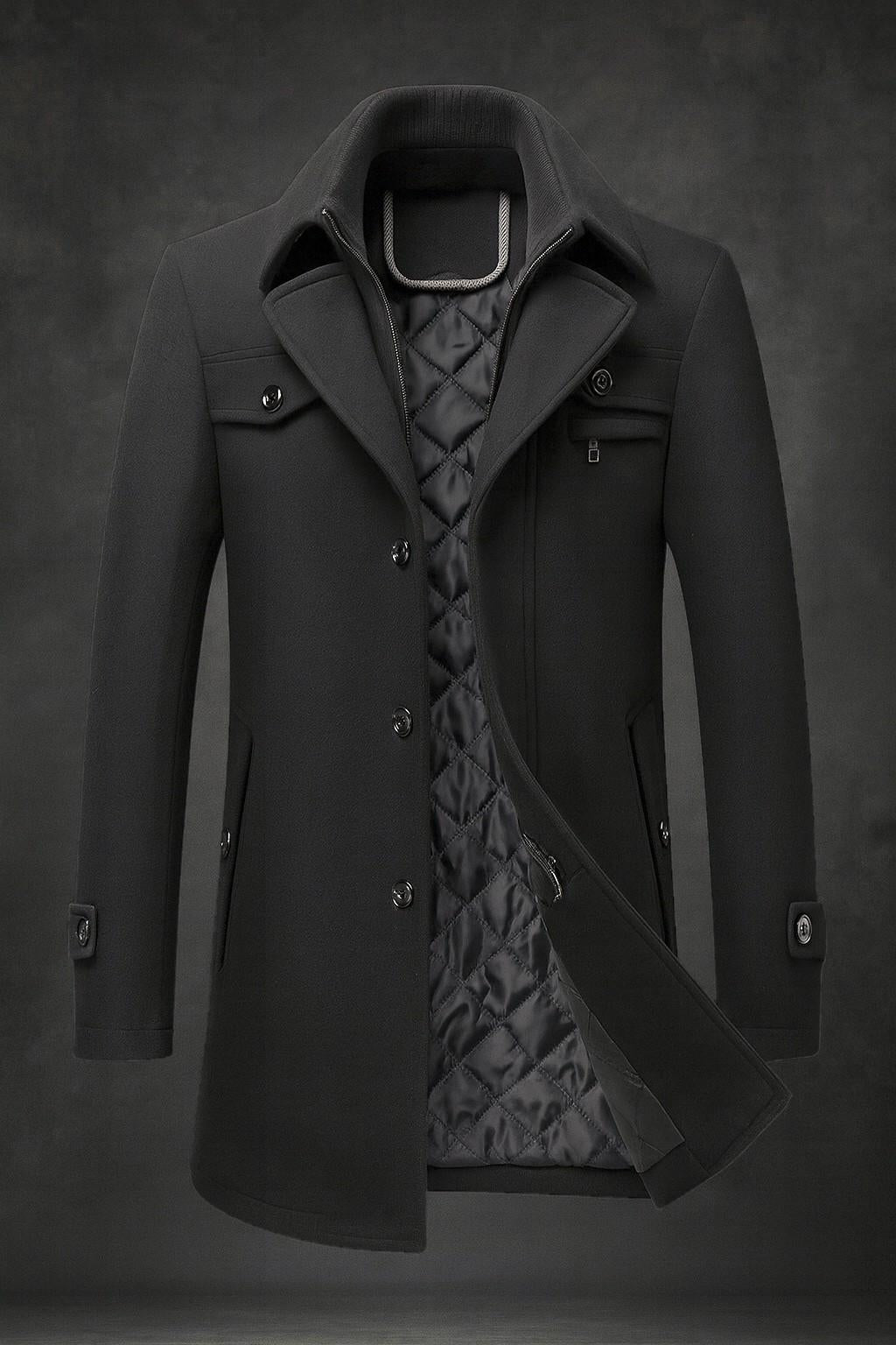 ROVESSA ROMA | CAPPOTTO DI LANA FATTO A MANO
