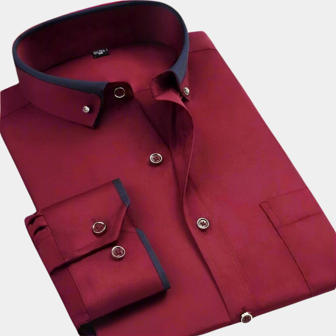 ROVESSA ROMA | CAMICIA CLASSICA DA UOMO A MANICHE LUNGHE