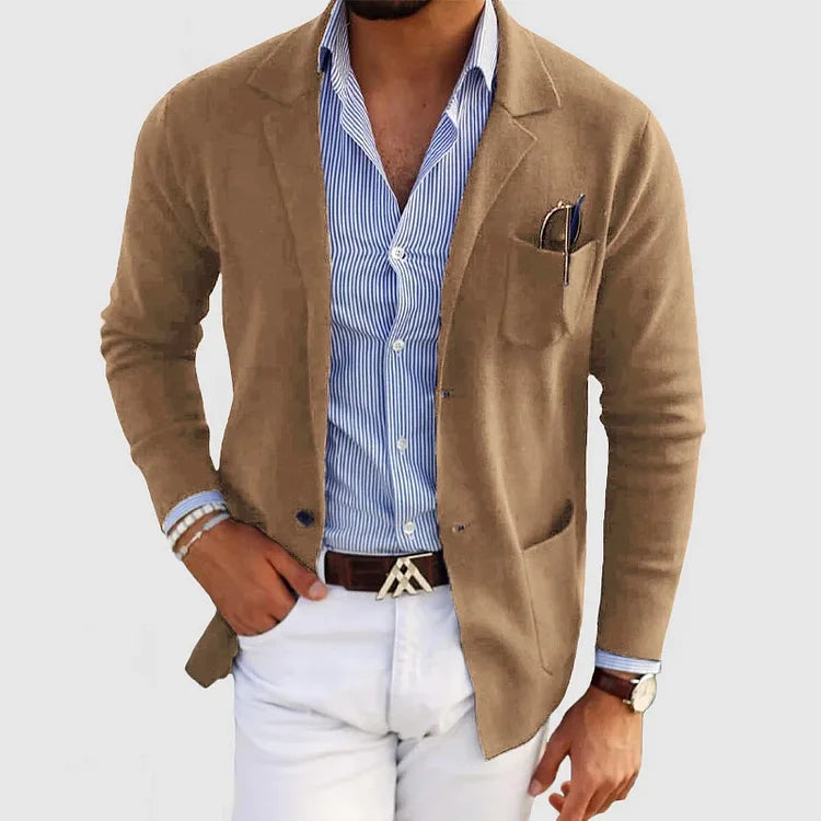 ROVESSA ROMA | LUSSUOSO BLAZER DA UOMO IN MORBIDO MATERIALE