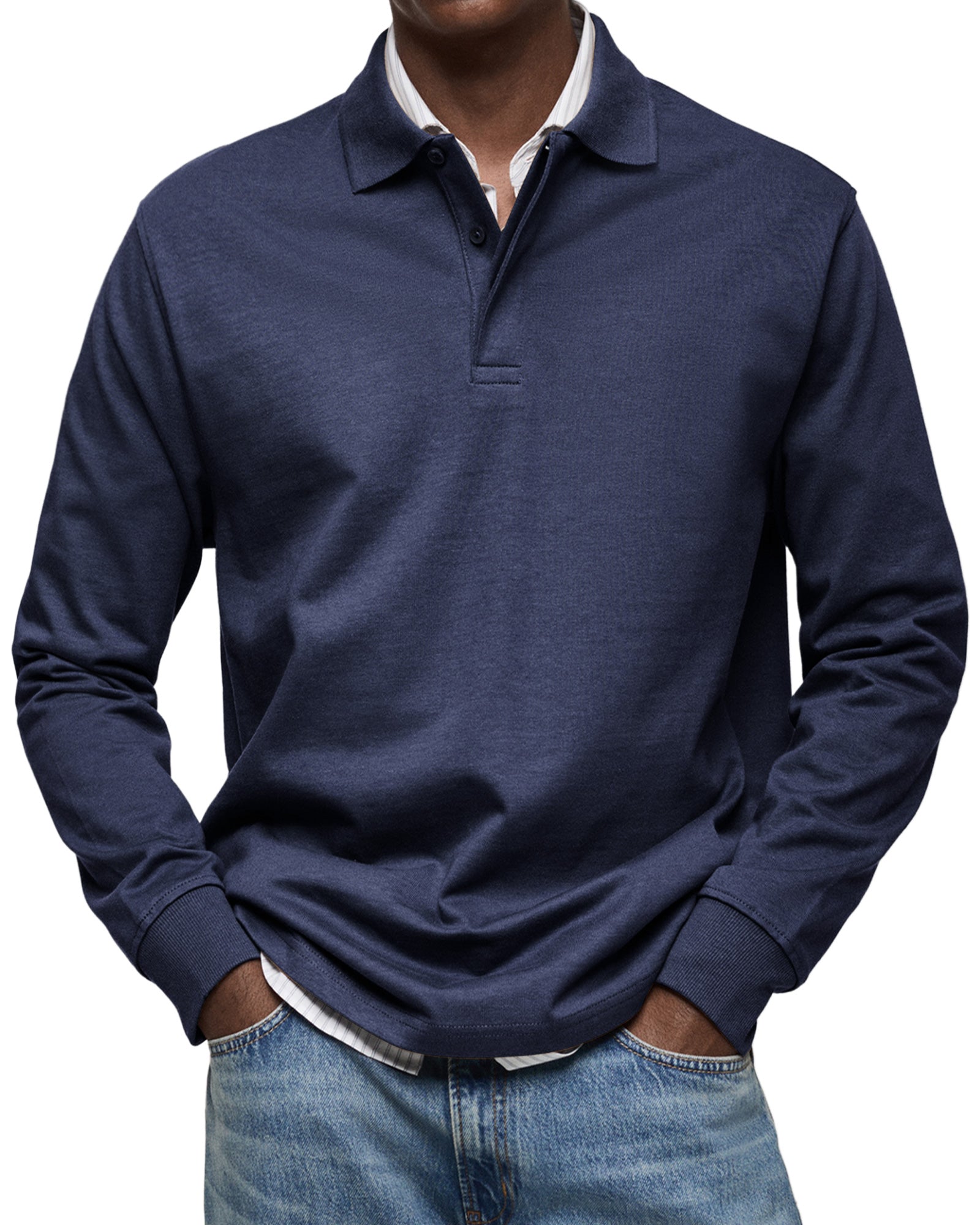 ROVESSA ROMA™ | POLO CASUAL A MANICHE LUNGHE