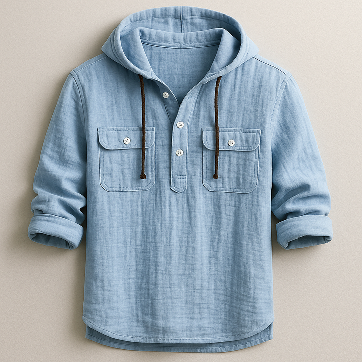 ROVESSA ROMA | MAGLIA CON CAPPUCCIO IN COTONE
