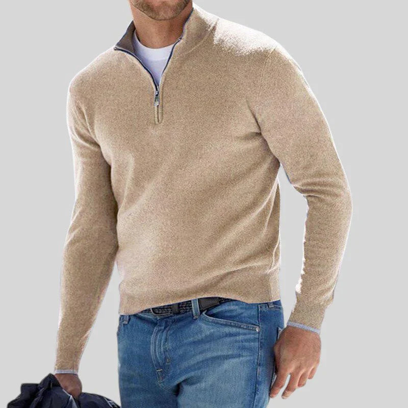 ROVESSA ROMA | MAGLIONE CON ZIP PREMIUM
