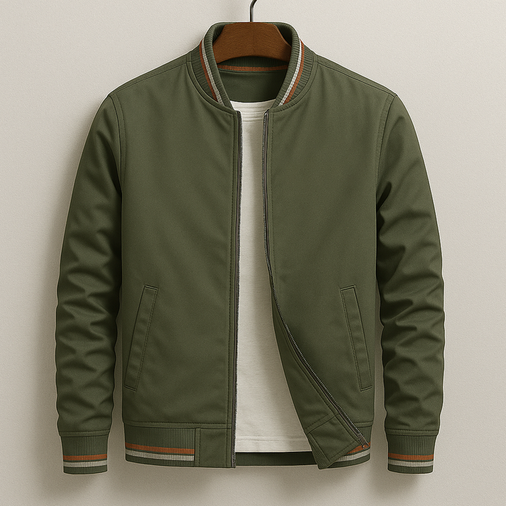 ROVESSA ROMA | GIUBBOTTO BOMBER ESTIVO CON STRISC