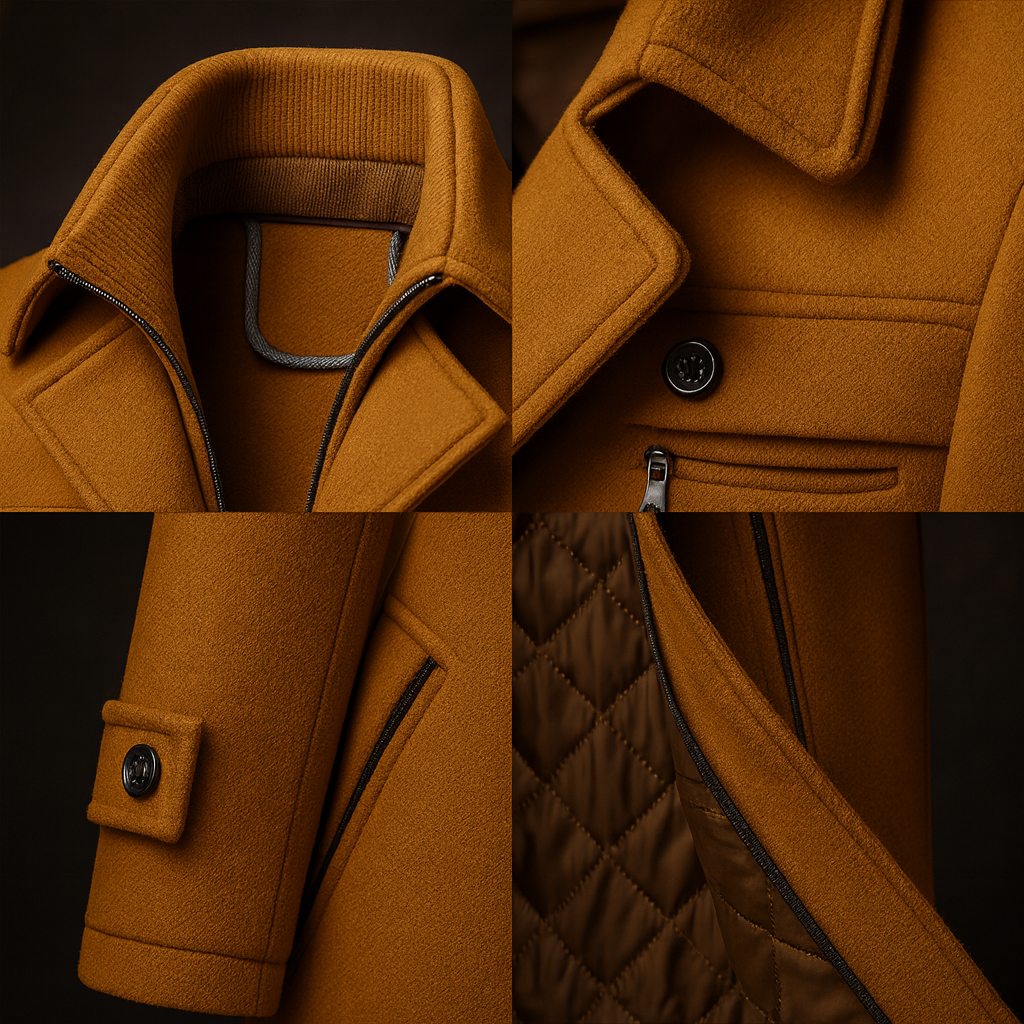 ROVESSA ROMA | CAPPOTTO DI LANA FATTO A MANO